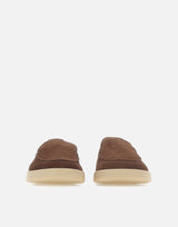 WOOLRICH Mocassini in pelle scamosciata BROWN Uomo 