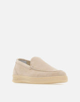 WOOLRICH Mocassini in pelle scamosciata BEIGE Uomo 
