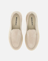 WOOLRICH Mocassini in pelle scamosciata BEIGE Uomo 