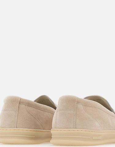 WOOLRICH Mocassini in pelle scamosciata BEIGE Uomo 