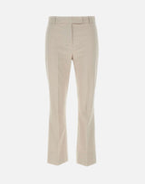 'S MAX MARA Pantaloni "Felice" in gabardina di cotone BEIGE Donna 