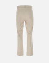 'S MAX MARA Pantaloni "Felice" in gabardina di cotone BEIGE Donna 
