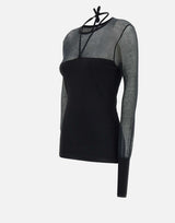 ANDREADAMO "Knit top" BLACK Donna 