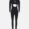 ANDREADAMO "Sculpting jersey jumpsuit" BLACK Donna 