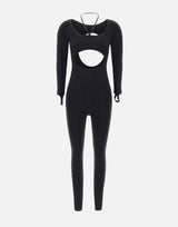 ANDREADAMO "Sculpting jersey jumpsuit" BLACK Donna 