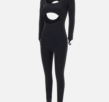 ANDREADAMO "Sculpting jersey jumpsuit" BLACK Donna 