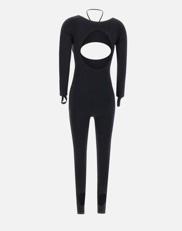 ANDREADAMO "Sculpting jersey jumpsuit" BLACK Donna 