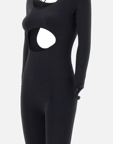ANDREADAMO "Sculpting jersey jumpsuit" BLACK Donna 