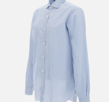 BARBA Camicia in cotone BLUE Uomo 