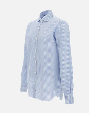 BARBA Camicia in cotone BLUE Uomo 