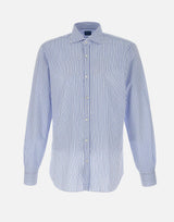 BARBA Camicia  in cotone Light Blue Uomo 