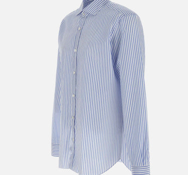 BARBA Camicia  in cotone Light Blue Uomo 