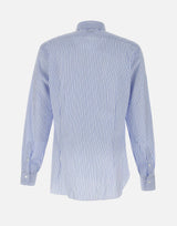 BARBA Camicia  in cotone Light Blue Uomo 