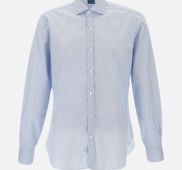 BARBA Camicia in cotone Light Blue Uomo 