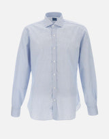 BARBA Camicia in cotone Light Blue Uomo 