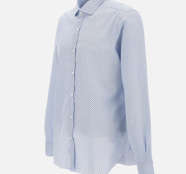 BARBA Camicia in cotone Light Blue Uomo 