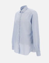 BARBA Camicia in cotone Light Blue Uomo 