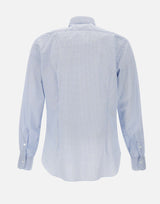 BARBA Camicia in cotone Light Blue Uomo 
