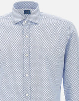 BARBA Camicia in cotone Light Blue Uomo 