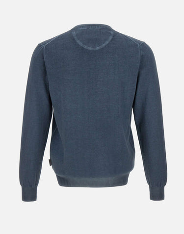 BOB Maglia "Blas/nt" in cotone BLUE Uomo 