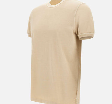 BOB T-shirt "Disk" in cotone BEIGE Uomo 