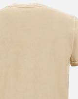 BOB T-shirt "Disk" in cotone BEIGE Uomo 