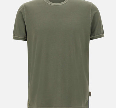 T-shirt "Disk" in cotone DISKR00460 MILITARE BOB 