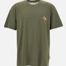 BOB T-shirt "Naif" in cotone GREEN Uomo 