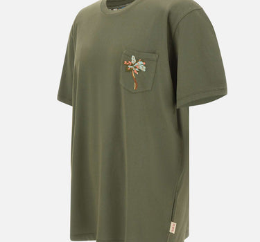 BOB T-shirt "Naif" in cotone GREEN Uomo 