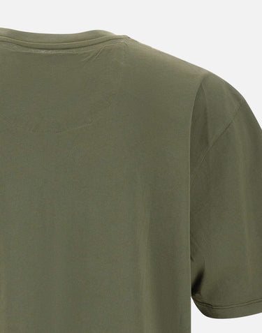 BOB T-shirt "Naif" in cotone GREEN Uomo 
