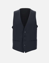 BOSS Gilet "H-Huge" BLUE Uomo 