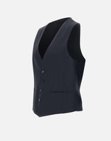 BOSS Gilet "H-Huge" BLUE Uomo 