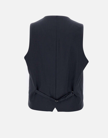 BOSS Gilet "H-Huge" BLUE Uomo 