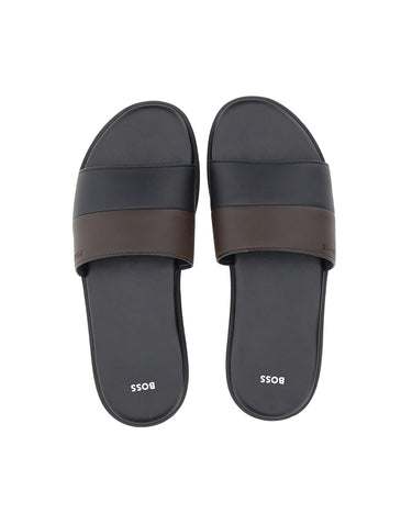 BOSS "Darrel Slider BLACK Uomo 