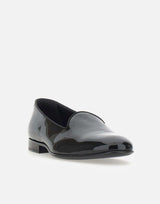 CARLO PIGNATELLI Mocassini cerimonia "Rugan" in vernice BLACK Uomo 