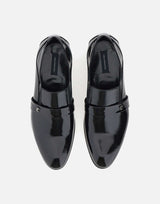 CARLO PIGNATELLI Mocassini cerimonia  "Flash" in vernice BLACK Uomo 