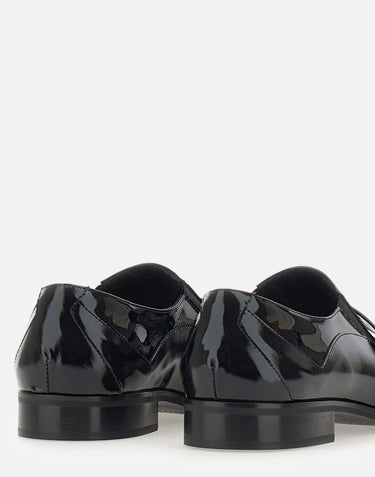 CARLO PIGNATELLI Mocassini cerimonia  "Flash" in vernice BLACK Uomo 