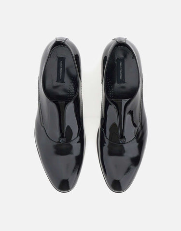 CARLO PIGNATELLI Mocassini cerimonia "Flash" in vernice BLACK Uomo 
