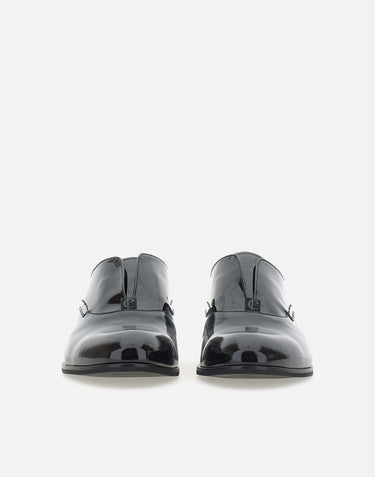 CARLO PIGNATELLI Mocassini cerimonia "Flash" in vernice BLACK Uomo 