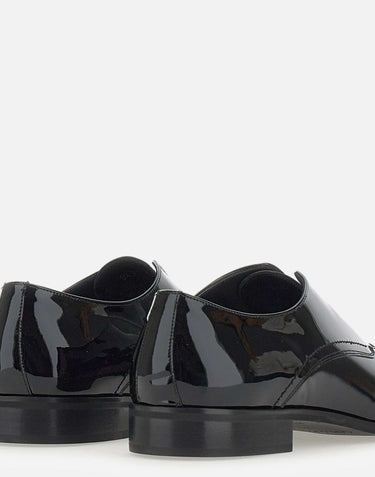 CARLO PIGNATELLI Mocassini cerimonia "Flash" in vernice BLACK Uomo 