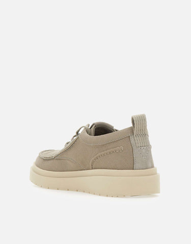CLARKS Stringate "Polden Moc" GREY Uomo 