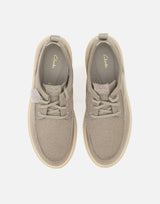 CLARKS Stringate "Polden Moc" GREY Uomo 