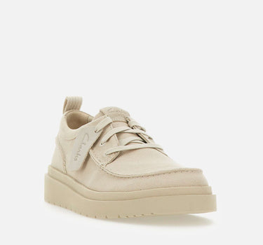 CLARKS Stringate "Polden Moc" BEIGE Uomo 