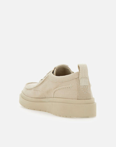 CLARKS Stringate "Polden Moc" BEIGE Uomo 