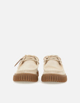 CLARKS Stringata "Torhill Lo" in camoscio BEIGE Uomo 