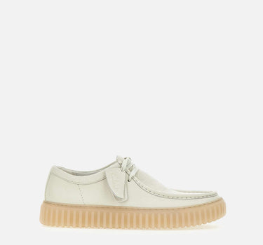 CLARKS Stringata "Torhill Lo" WHITE Uomo 