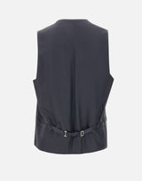 CORNELIANI Completo da cerimonia tre pezzi in fresco lana BLUE Uomo 