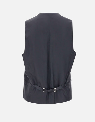 CORNELIANI Completo da cerimonia tre pezzi in fresco lana BLUE Uomo 