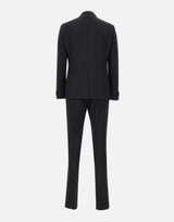 CORNELIANI Completo tre pezzi in  lana BLACK Uomo 
