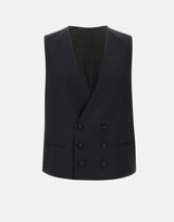 CORNELIANI Completo tre pezzi in  lana BLACK Uomo 